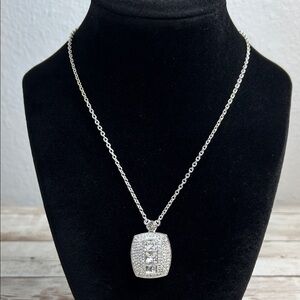 Givenchy Silver Pendant Necklace
